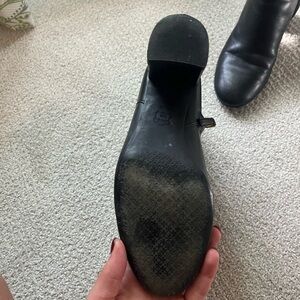 Tory Burch black leather boots
